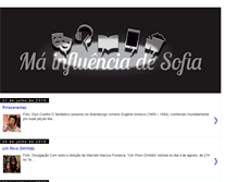 Tablet Screenshot of mainfluenciadesofia.blogspot.com