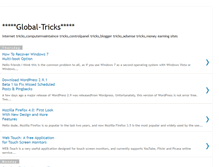 Tablet Screenshot of globaltricks.blogspot.com