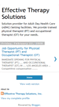 Mobile Screenshot of effectivetherapysolutions.blogspot.com