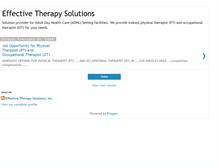 Tablet Screenshot of effectivetherapysolutions.blogspot.com