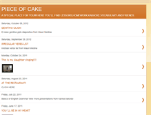 Tablet Screenshot of pieceofcakemed.blogspot.com