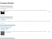 Tablet Screenshot of pradeep-eledath.blogspot.com