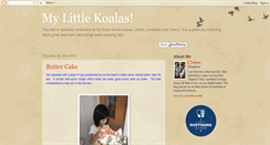 Desktop Screenshot of mylittlekoalas.blogspot.com