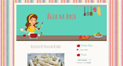 Desktop Screenshot of aguanaboca-receitasculinarias.blogspot.com