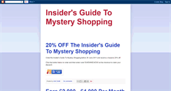 Desktop Screenshot of mysteryshoppingguide.blogspot.com