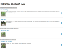 Tablet Screenshot of kebunku-cempakamas.blogspot.com