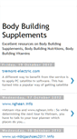 Mobile Screenshot of bodybuildingsuplements.blogspot.com