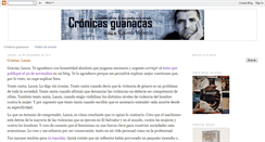 Desktop Screenshot of cronicasguanacas.blogspot.com