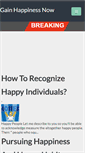 Mobile Screenshot of gainhappinessnow.blogspot.com