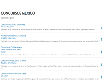 Tablet Screenshot of concursosmx.blogspot.com
