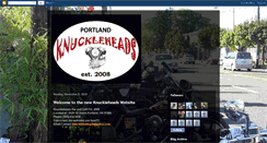 Desktop Screenshot of portlandknuckleheads.blogspot.com