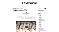 Desktop Screenshot of leo-boutique.blogspot.com