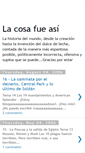 Mobile Screenshot of lacosafueasi.blogspot.com