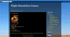Desktop Screenshot of flightsimulatio.blogspot.com