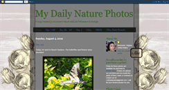 Desktop Screenshot of mydailynaturephotos.blogspot.com