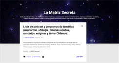 Desktop Screenshot of matrizsecreta.blogspot.com