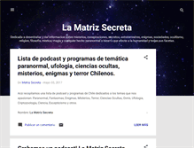 Tablet Screenshot of matrizsecreta.blogspot.com