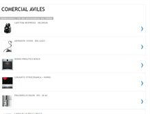 Tablet Screenshot of comercialaviles.blogspot.com