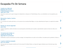 Tablet Screenshot of escapadas-findesemana.blogspot.com