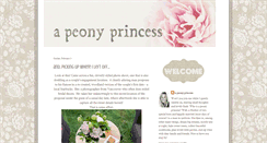 Desktop Screenshot of apeonyprincess.blogspot.com