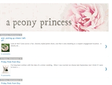 Tablet Screenshot of apeonyprincess.blogspot.com