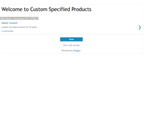 Tablet Screenshot of customspecifiedproducts.blogspot.com