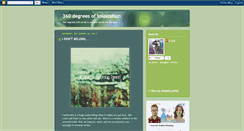 Desktop Screenshot of 360degreesproject.blogspot.com