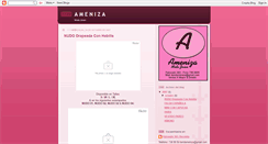 Desktop Screenshot of ameniza.blogspot.com