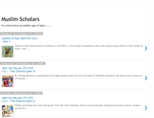Tablet Screenshot of muslimworldscholars.blogspot.com