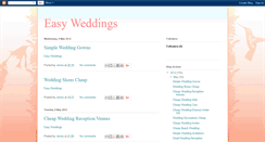 Desktop Screenshot of easyweddingsnow.blogspot.com