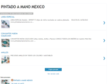 Tablet Screenshot of pintadoamanomexico.blogspot.com