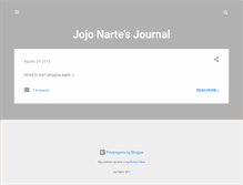 Tablet Screenshot of jojonarte.blogspot.com