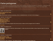 Tablet Screenshot of lettres-portugaises.blogspot.com