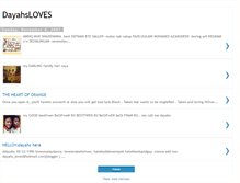 Tablet Screenshot of dayahs-loves.blogspot.com
