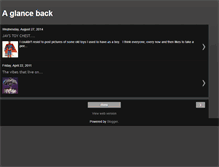 Tablet Screenshot of glanceback-bxblues.blogspot.com