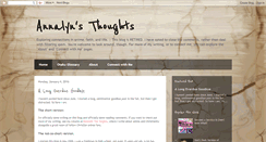Desktop Screenshot of annalynspot.blogspot.com