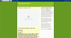 Desktop Screenshot of caesarproject.blogspot.com