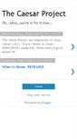 Mobile Screenshot of caesarproject.blogspot.com