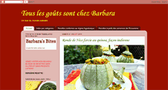 Desktop Screenshot of lesgoutsdebarbara.blogspot.com