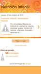 Mobile Screenshot of blognutricioninfantil.blogspot.com