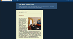 Desktop Screenshot of bestmilanhotels.blogspot.com