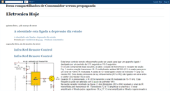 Desktop Screenshot of eletronicahoje2009.blogspot.com