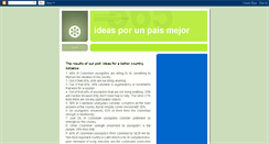 Desktop Screenshot of ideasxunpaismejor.blogspot.com