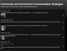 Tablet Screenshot of communitygovernmentstrategies.blogspot.com