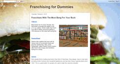 Desktop Screenshot of franchising-for-dummies.blogspot.com