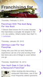 Mobile Screenshot of franchising-for-dummies.blogspot.com