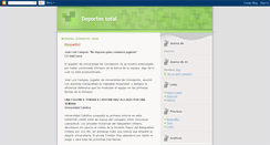 Desktop Screenshot of deportestotal.blogspot.com