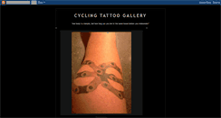 Desktop Screenshot of cyclingtattoogallery.blogspot.com