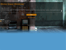 Tablet Screenshot of divinegraceministries2010.blogspot.com