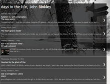 Tablet Screenshot of daysinthelifejohnbinkley.blogspot.com